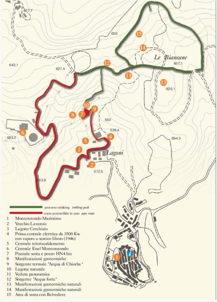 map of trekking routes
