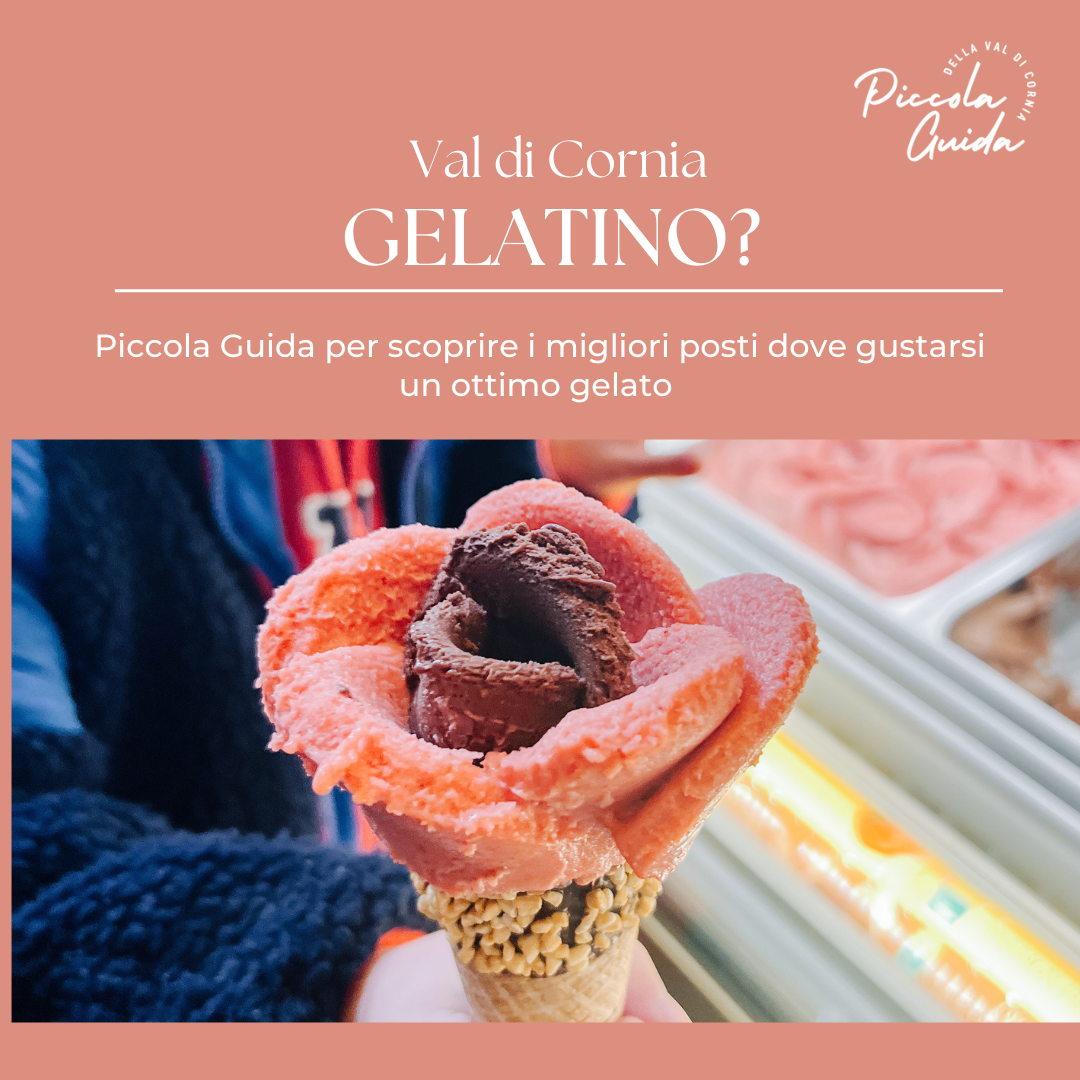 Gelato artigianale a forma di fiore in Val di Cornia, Guida ai migliori gelati della zona.